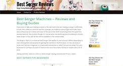 Desktop Screenshot of bestsergerreviews.com